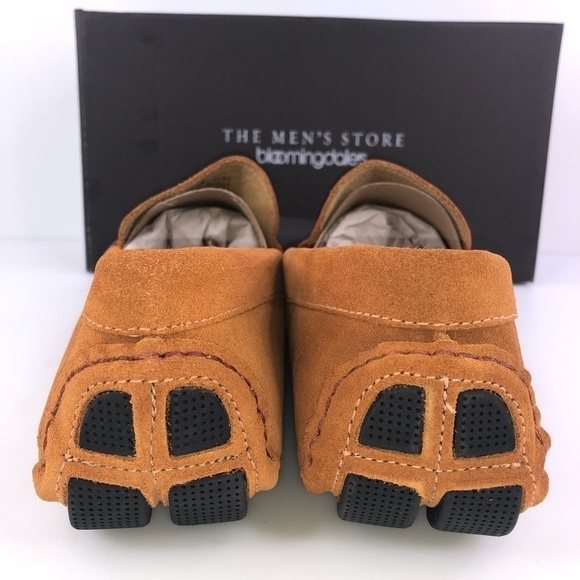The Men’s Store Bloomingdales Marigold Penny Driver Loafer Shoes - Picture 6 of 8